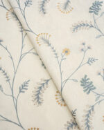 Embroidered Silvy - Dew Roman Shades - Image 2