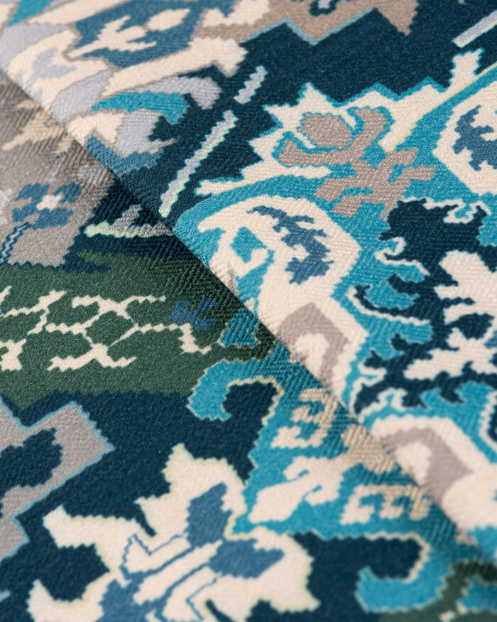 Ester - Pool Blue Roman Shades - Image 2