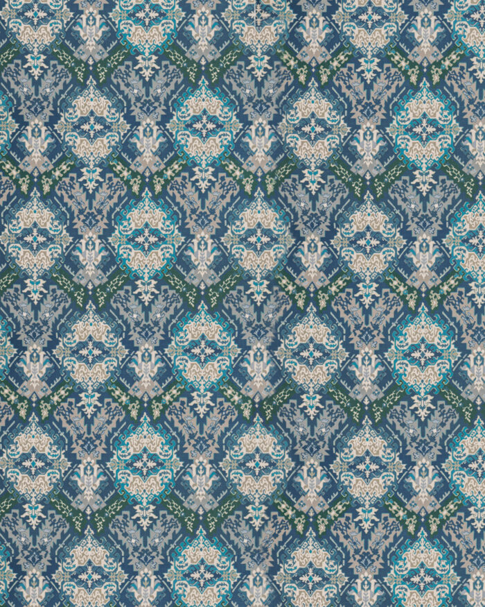 Ester - Pool Blue Roman Shades - Image 3