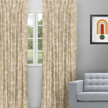 Roman Shades | Florist - Butterscotch Curtain (Webp) | Curtain Avenue