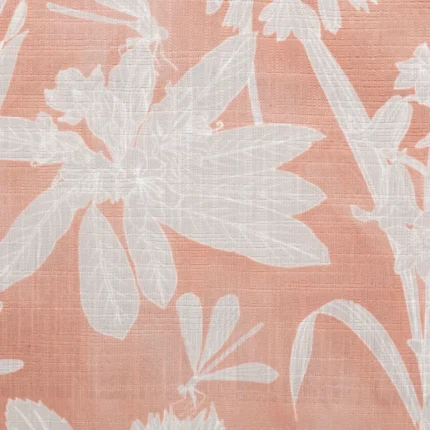 Roman Shades | Florist - Coral Regular (Webp) | Curtain Avenue