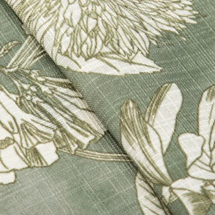 Roman Shades | Florist - Pistachio Folded (Webp) | Curtain Avenue