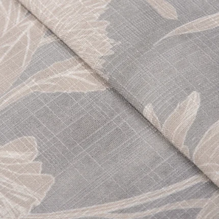 Roman Shades | Florist - Smoke Folded (Webp) | Curtain Avenue