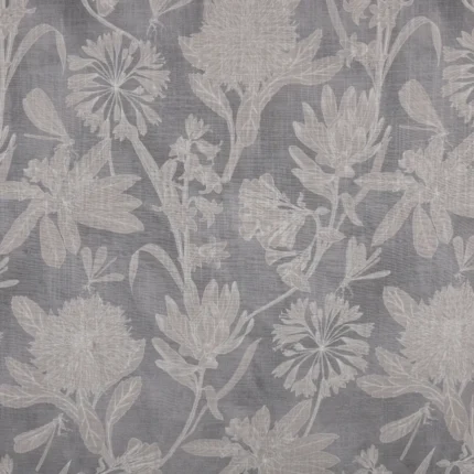 Roman Shades | Florist - Smoke Regular (Webp) | Curtain Avenue