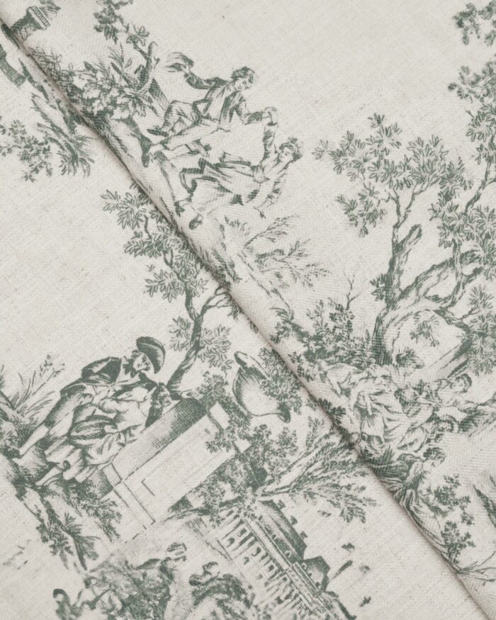 French Toile - Forest Roman Shades - Image 2