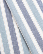 French Stripes - Blue Roman Shades - Image 2