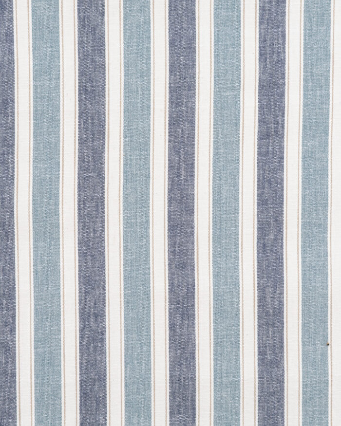 French Stripes - Blue Roman Shades - Image 4
