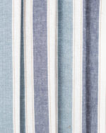 French Stripes - Blue Roman Shades - Image 3