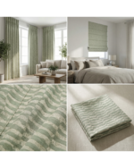 Roman Shades | Landscape Collage - Sage | Curtain Avenue