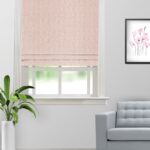 Landscape - Minty Rose Roman Shades