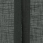 Lush Linen Sheer Roman Shades - Black