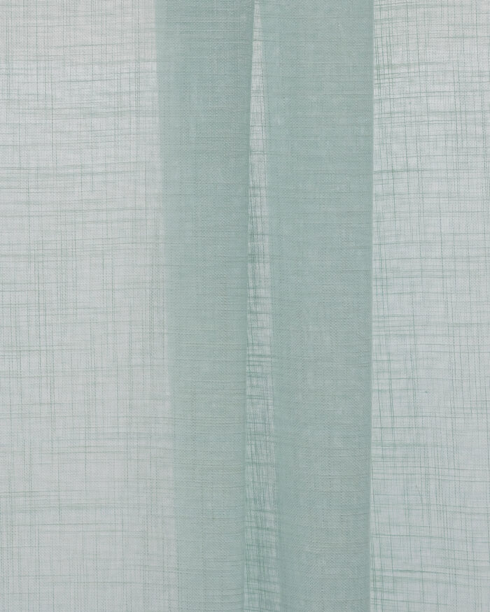 Lush Linen Sheer Curtains- Blue/Gray - Image 2