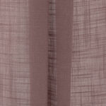 Lush Linen Sheer Roman Shades - Mauve