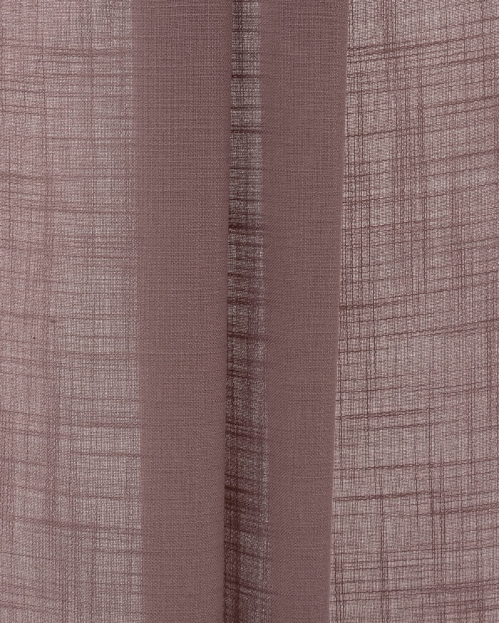 Lush Linen Sheer Curtains- Mauve - Image 2