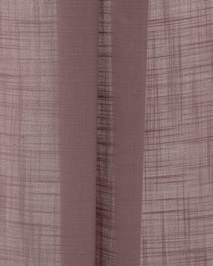 Lush Linen Sheer Curtains- Mauve - Image 2