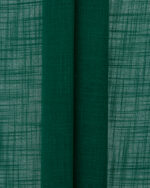 Lush Linen Sheer Curtains- Peacock - Image 2