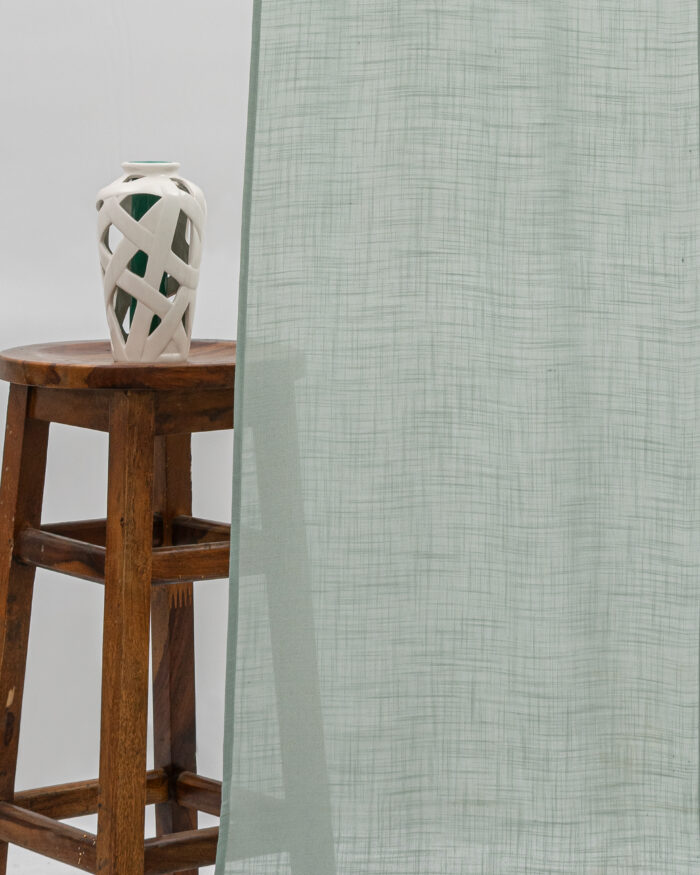 Lush Linen Sheer Curtains - Sky - Image 1