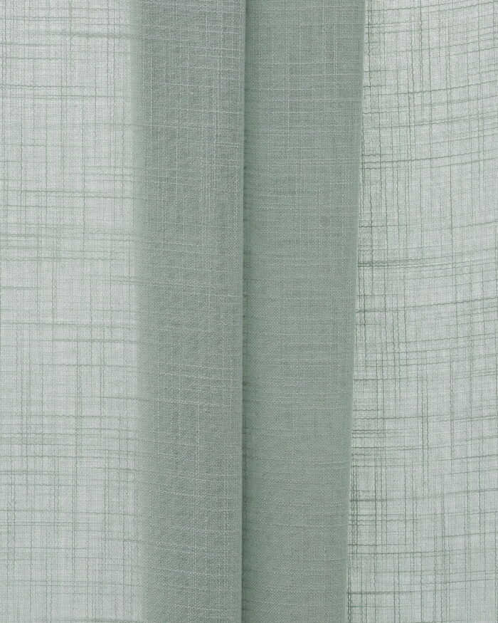 Lush Linen Sheer Curtains - Sky - Image 2