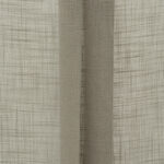 Lush Linen Sheer Roman Shades - Taupe