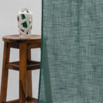Lush Linen Sheer Curtains - Teal