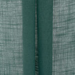 Lush Linen Sheer Roman Shades - Teal