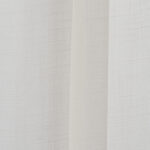 Lush Linen Sheer Roman Shades - White