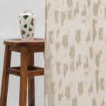 Oasis Slub Textured Sheer Curtains - Bone