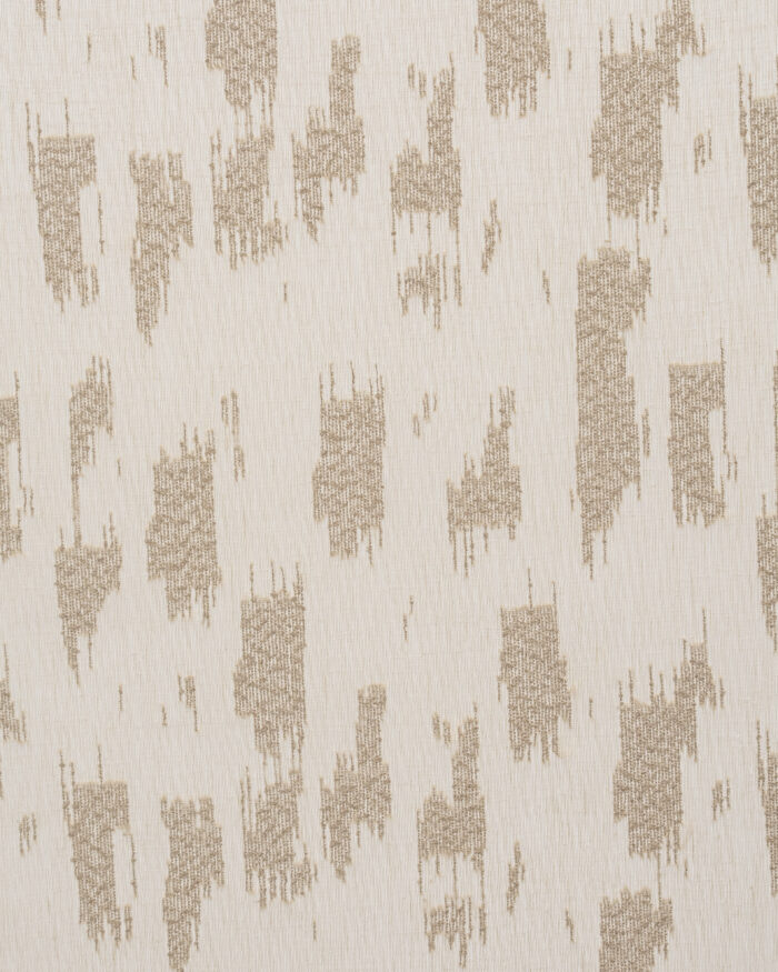 Oasis Slub Textured Sheer Ripple Fold Curtains - Bone - Image 2