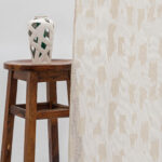 Oasis Slub Textured Sheer Curtains- Cream