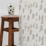 Oasis Slub Textured Sheer Curtains- Gray