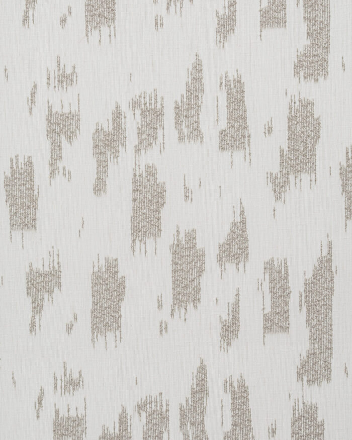 Oasis Slub Textured Sheer Curtains- Gray - Image 3