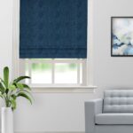 Only -Blue/Gray Roman Shades