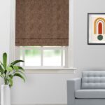 Only - Coffee/Gold Roman Shades