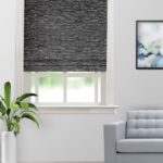 Oreo - Black/ Grey Roman Shades