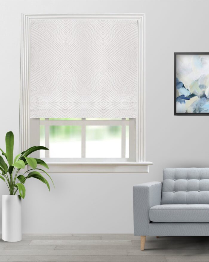 Orlando - White Roman Shades - Image 4