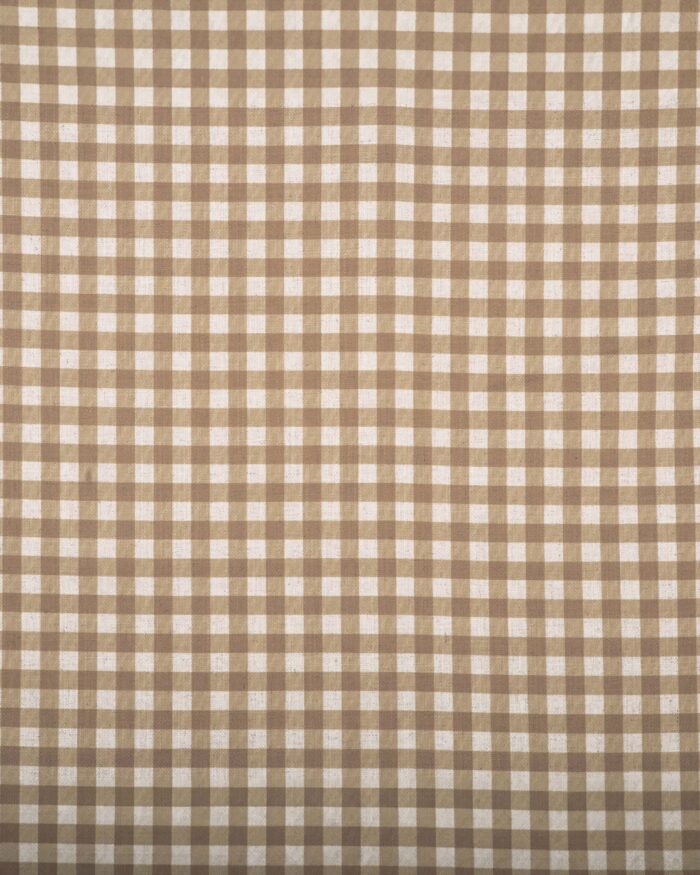 Gingham Check - Sand Roman Shades - Image 3