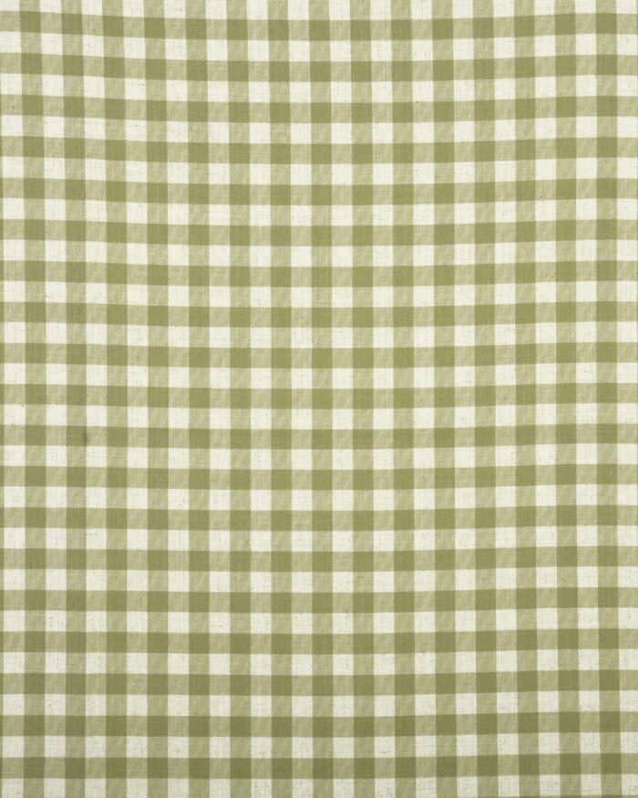 Gingham Check - Green Roman Shades - Image 2