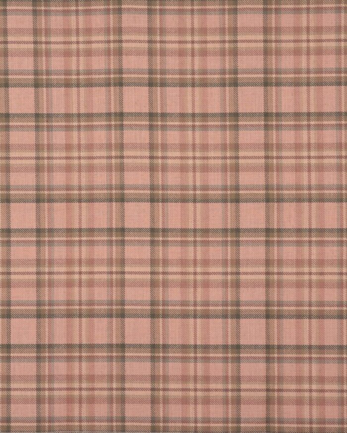 Farmhouse Plaid Check - Petal Roman Shades - Image 3