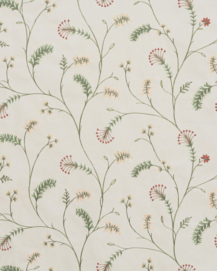 Embroidered Silvy - Bloom Roman Shades - Image 3