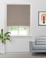 Sand Bubble - Taupe Roman Shades - Image 4