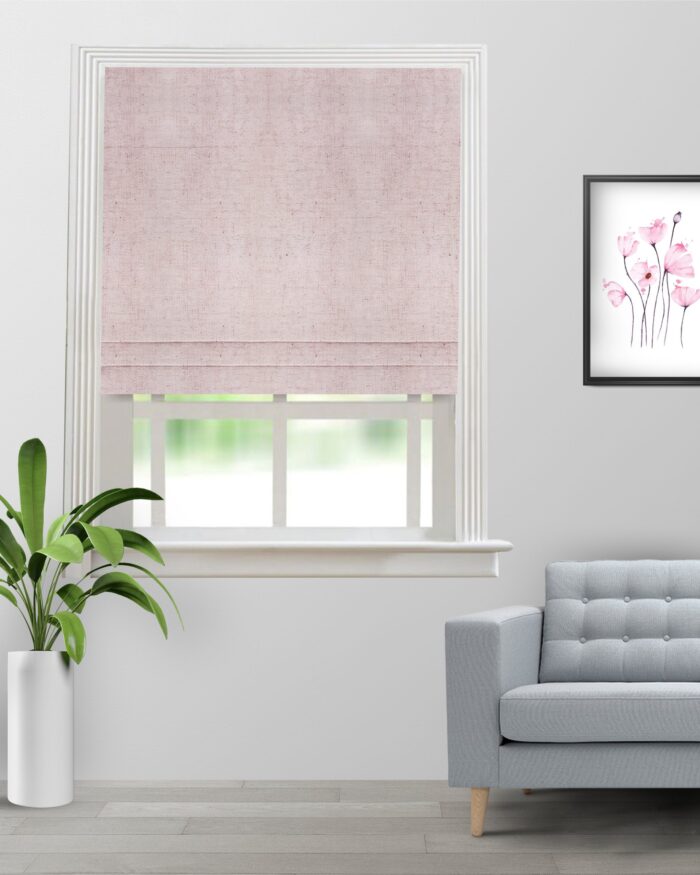 Sand Texture - Blush Roman Shades - Image 4