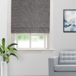 Somera - Charcoal Roman Shades