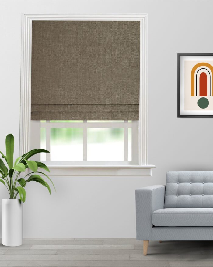 Somera - Latte Roman Shades - Image 4