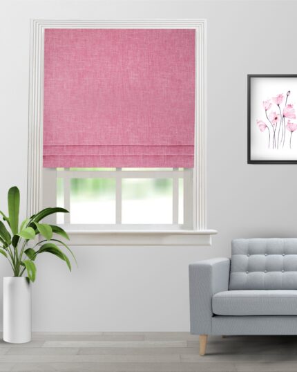 Somera - Petal Pink Roman Shades