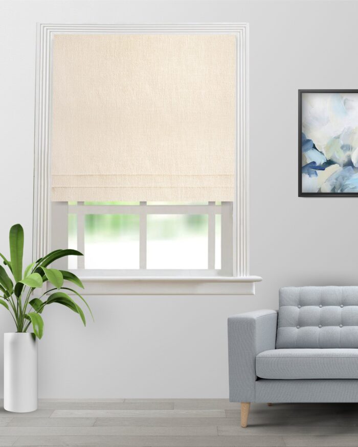 Somera - Polar Bear Roman Shades - Image 3