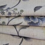 Spring Flower - Denim Roman Shades