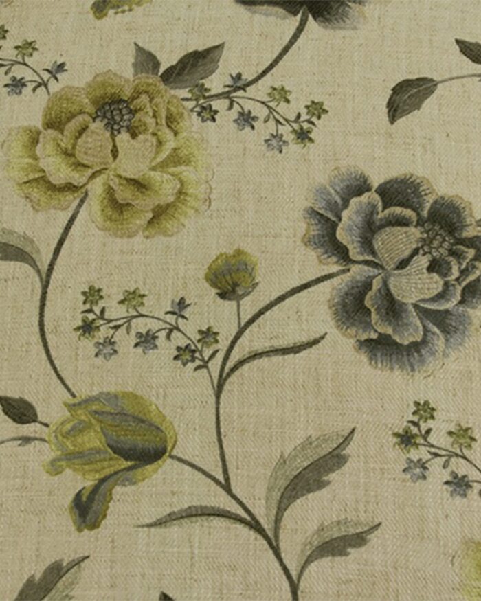 Spring-Flower-Denim-Regular-image-scaled-1.jpg Spring Flower - Denim Roman Shades - Image 2