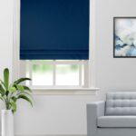 Swizz - Navy Blue Roman Shades
