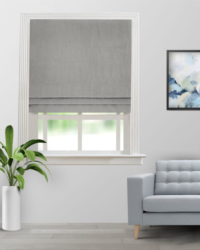 Swizz - Smoke Roman Shades - Image 4