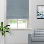 Textures of Italy - Antique Blue Roman Shades